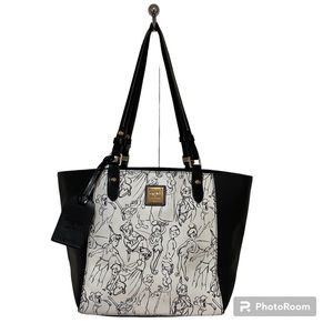 Dooney and Bourke Disney Peter Pan Tinkerbell Leather Tote Bag Purse